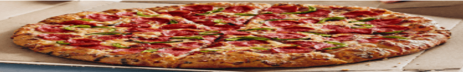 Odd aspect ratio image of Pizza.