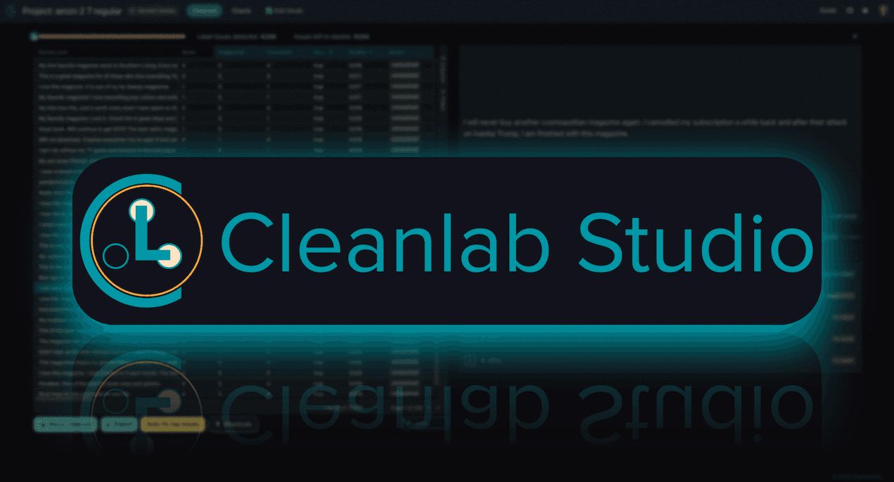 Cleanlab Studio platform