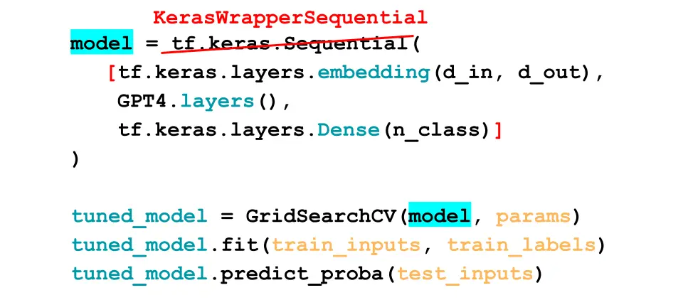 Wrapping Tensorflow/Keras models to be compatible with sklearn